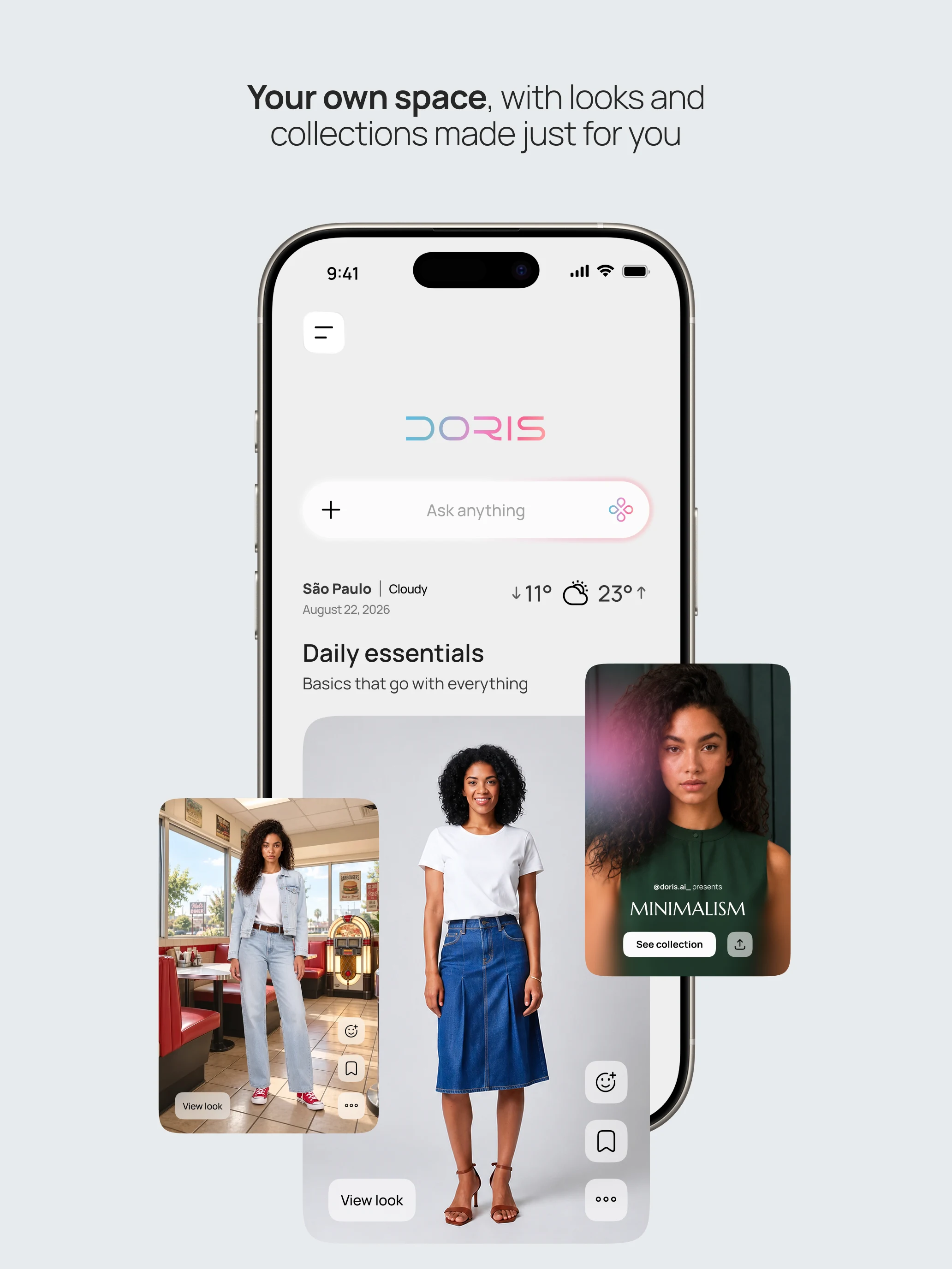 Doris – AI Outfit & Style App screenshot